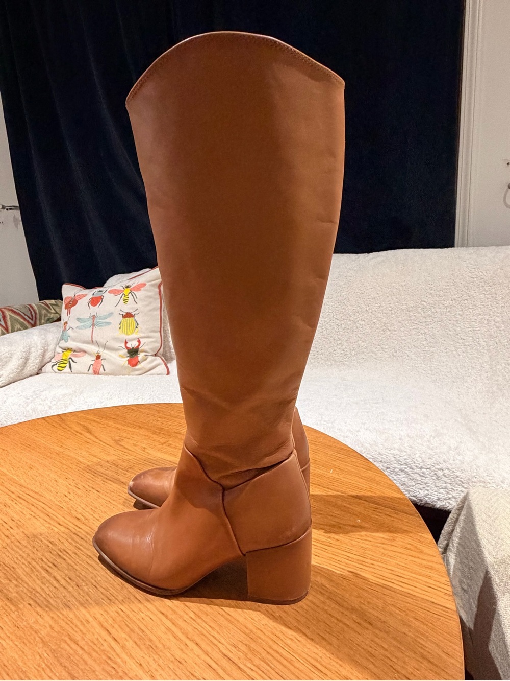 Nordstrom Over-the-Knee Block Heel Leather Boots